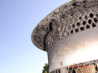 Dirty Chimney Cap - Call All Sweep Chimney Service at 417-888-0281