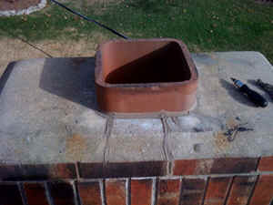 All Sweep Chimney Service - Chimney Crown Before